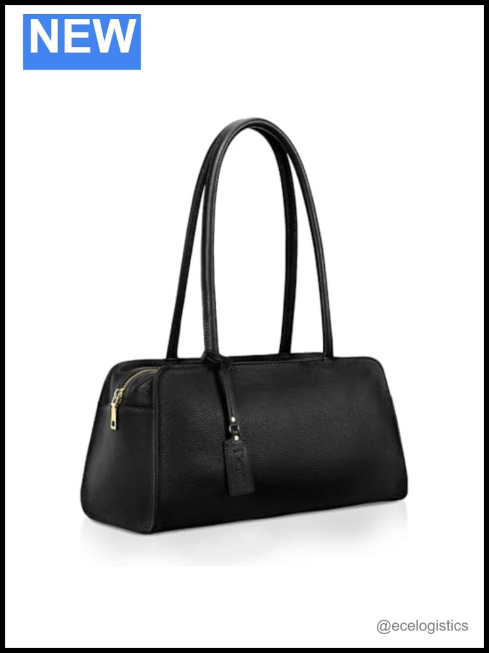Top Grain Pebbled Cowhide Leather Tote Satchel Hobo Bag with Pockets
